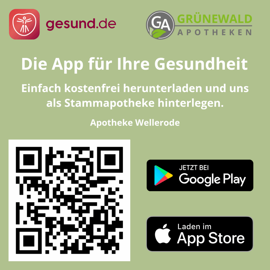 gesund.de_Apotheke Wellerode Bestellapp mit QR Code zum Download